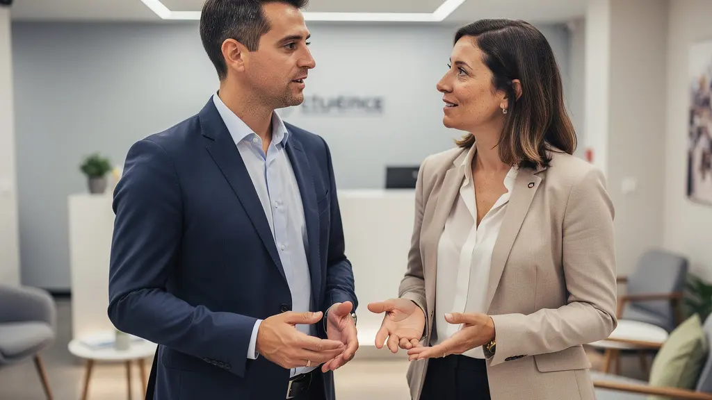 Échange entre un conseiller formation et une personne en reconversion