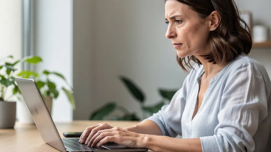 Femme consultant un ordinateur portable pour financer sa formation CPF